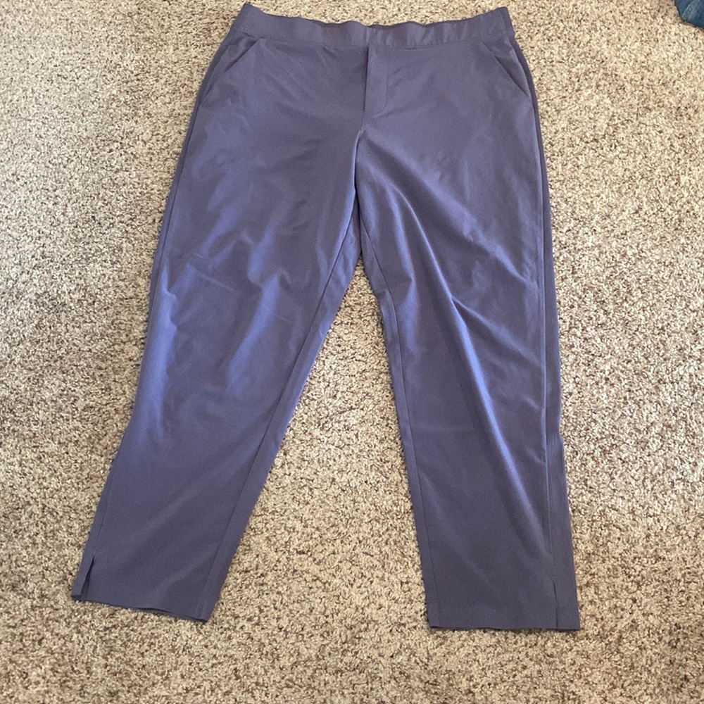 Athleta Brooklyn Ankle Pants Dusk Violet Size 16